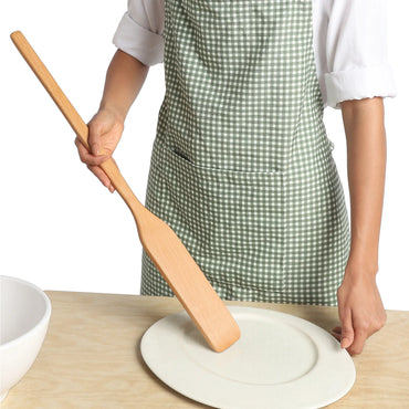 Beechwood Cooking Spatula & Paddle – 2pcs Set