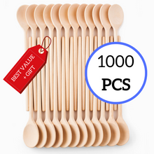 Load image into Gallery viewer, Mr. Woodware - Craft Wooden Spoons Bulk – 10 Inch – Set of 1000
