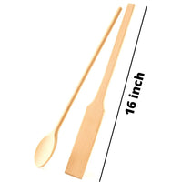 Beechwood Cooking Spatula & Paddle – 2pcs Set