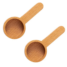 Load image into Gallery viewer, Beechwood Mini Measuring Scoop Set – 4 Inch – 2pcs
