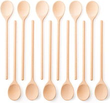 Load image into Gallery viewer, Beechwood Cooking Spoons Set – 10 Inch
