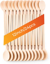 Load image into Gallery viewer, Beechwood Cooking Spoons Set – 12 Inch (change inventory location before activating)
