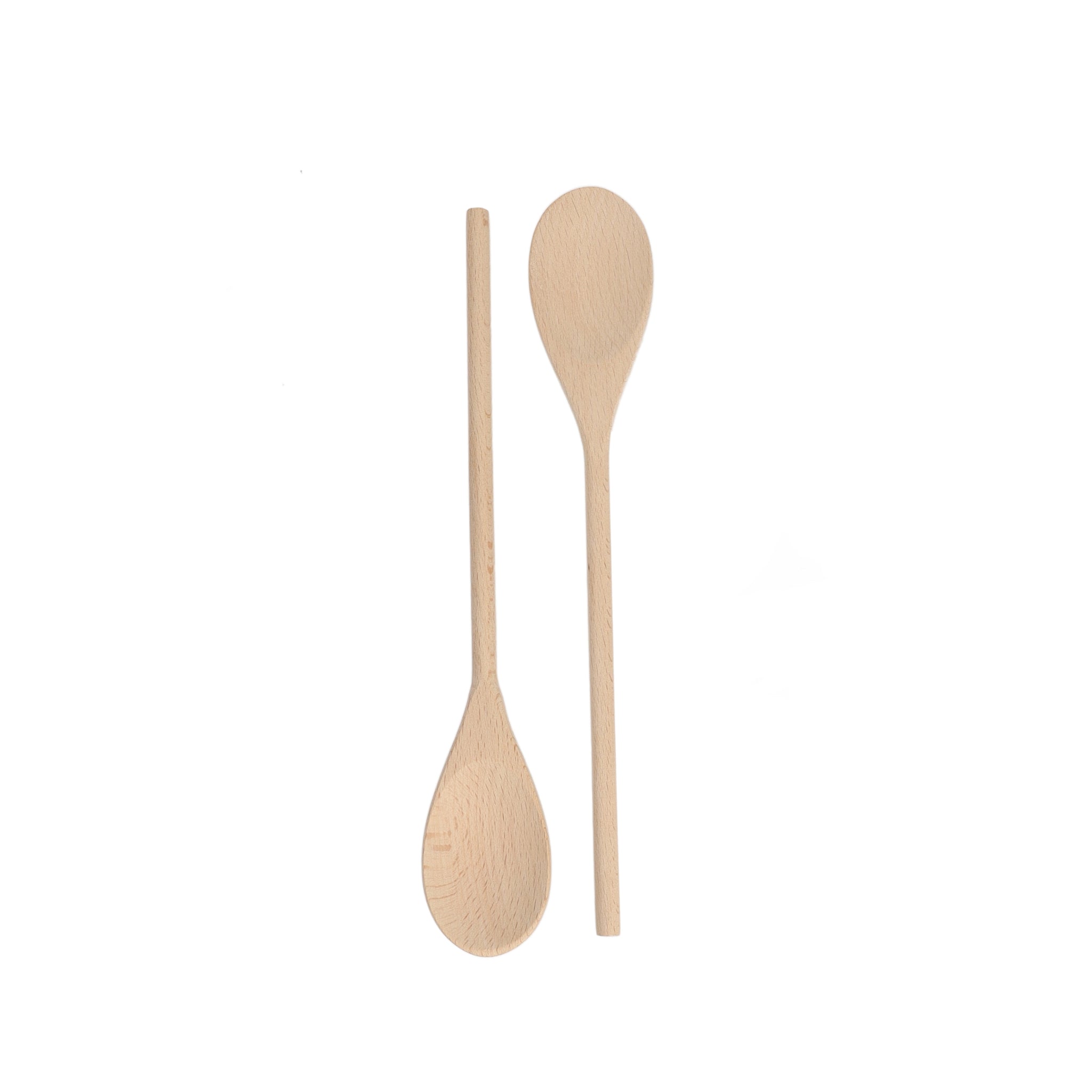 Mr. Woodware - Wooden Kitchen Spoons 10 Inch – Set of 12
