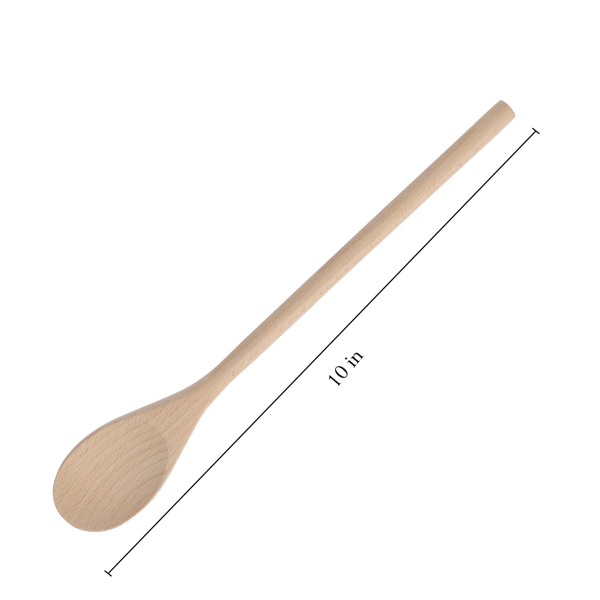 Mr. Woodware - Small Wooden Spoons Bulk – 10 Inch – Set of 24