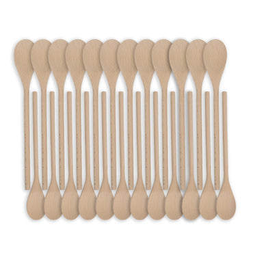 Mr. Woodware - Small Wooden Spoons Bulk – 10 Inch – Set of 24
