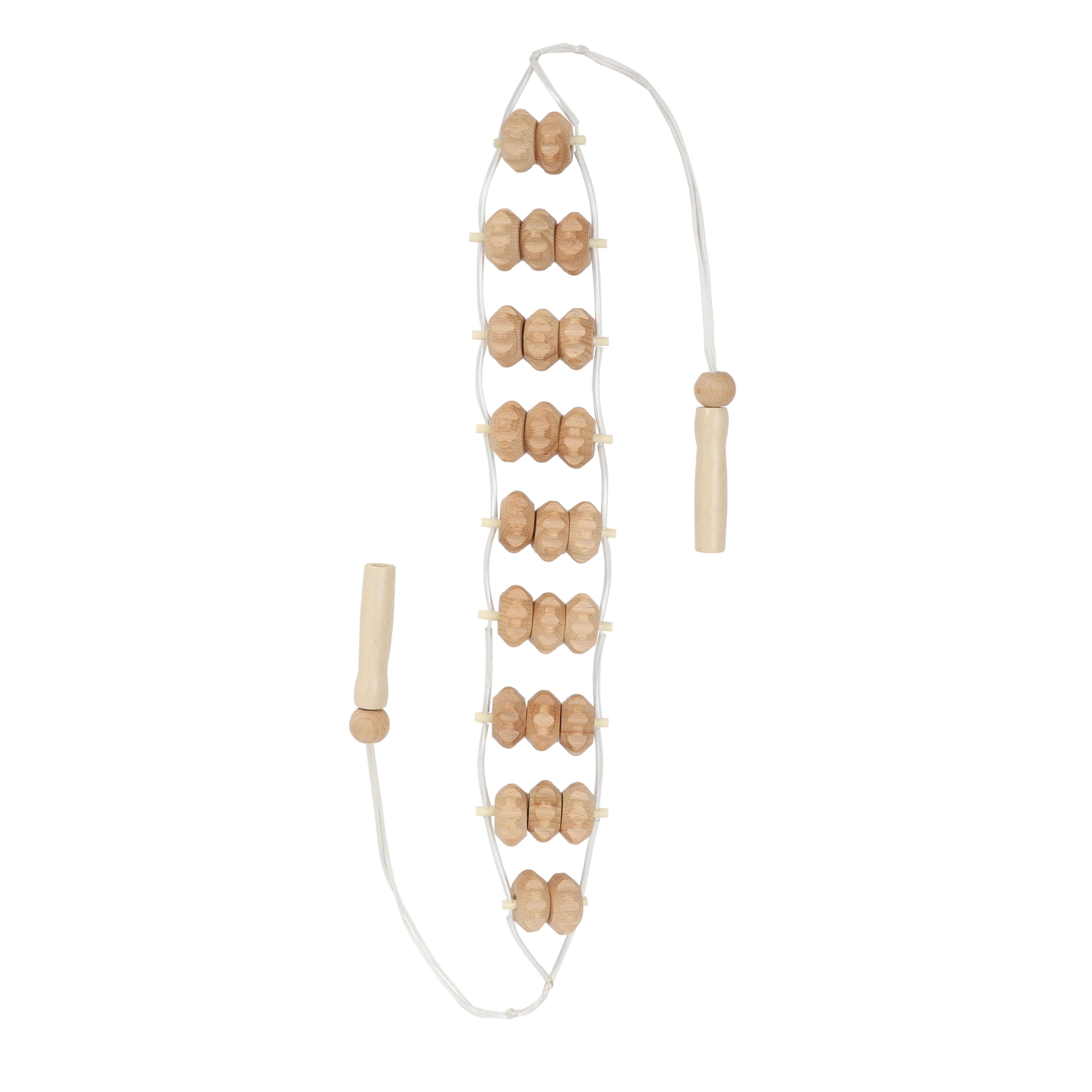 Beechwood Rope Roller Back Massager – 47.2 Inch