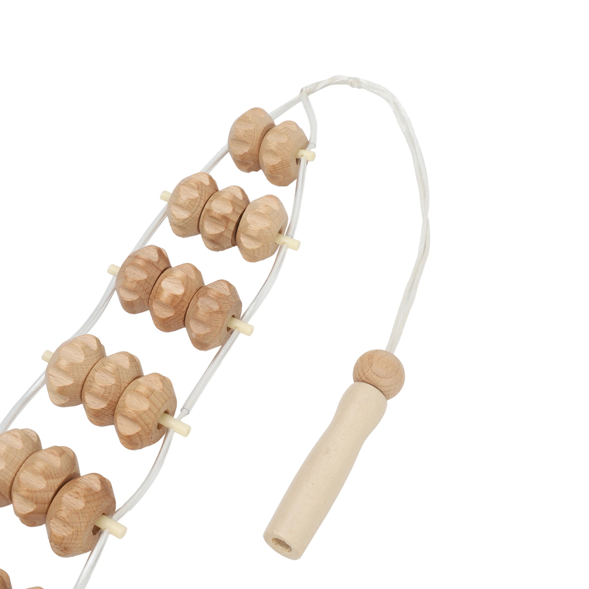 Beechwood Rope Roller Back Massager – 47.2 Inch