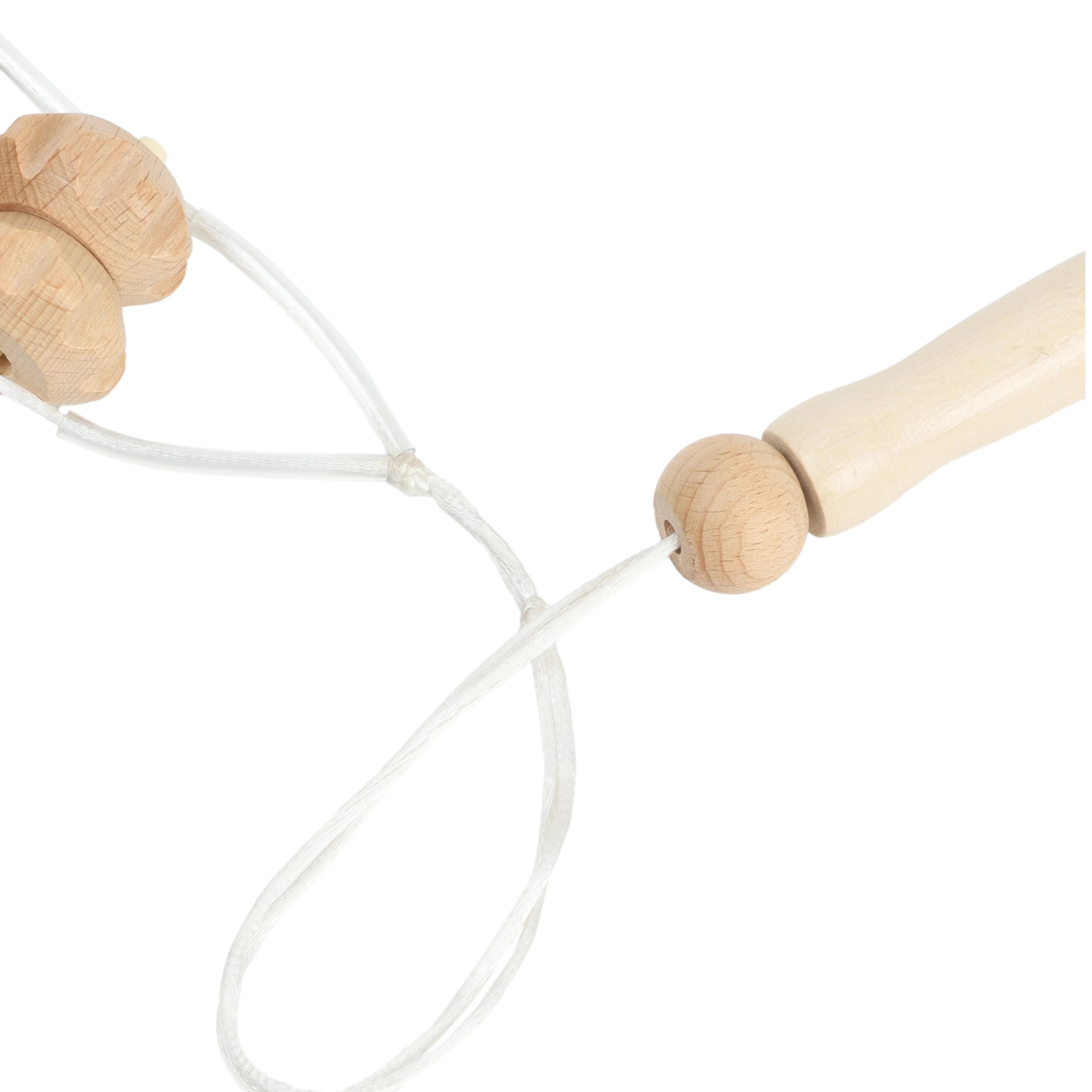 Beechwood Rope Roller Back Massager – 47.2 Inch