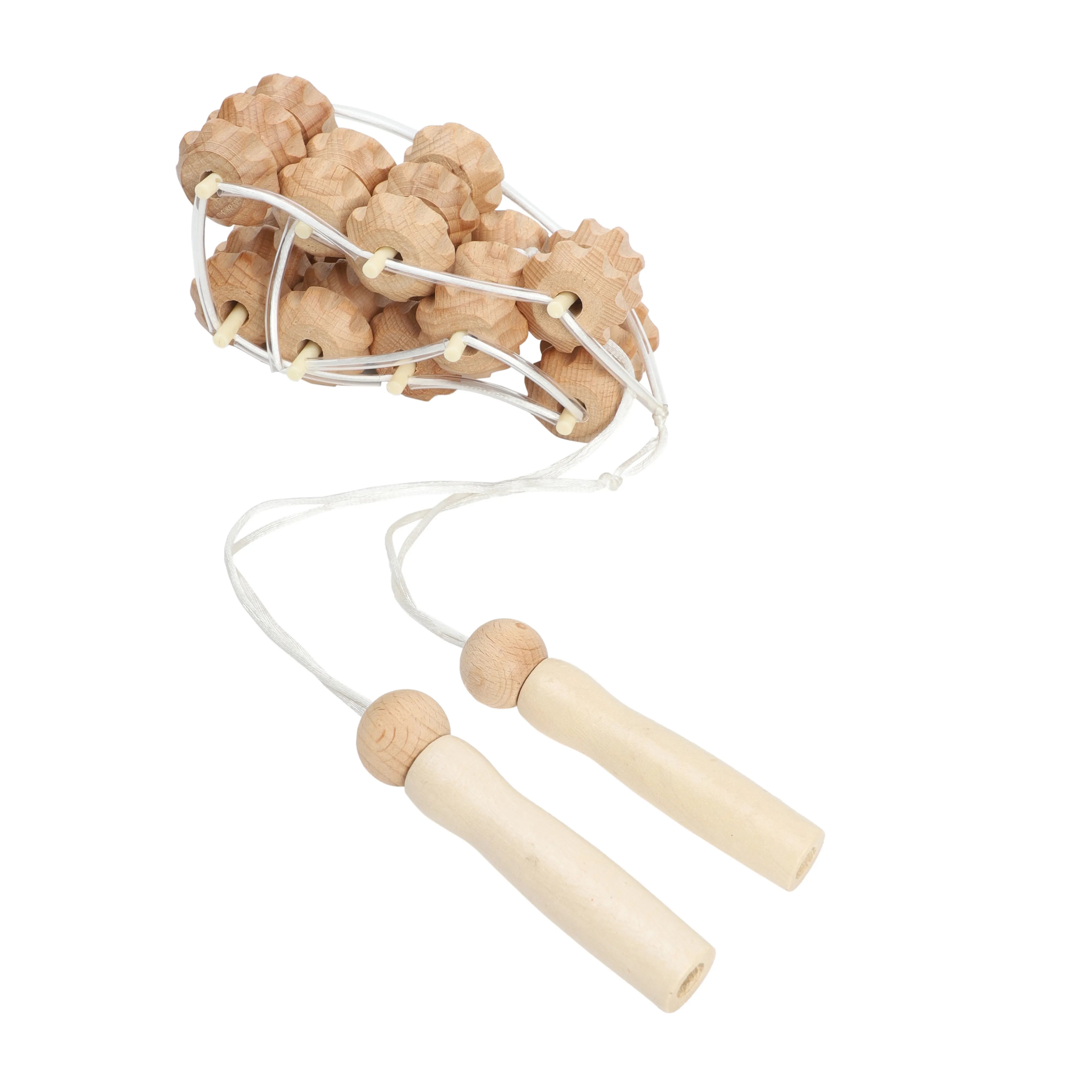 Beechwood Rope Roller Back Massager – 47.2 Inch