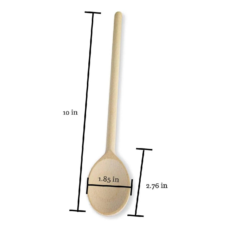 Beechwood Cooking Spoons Set – 10 Inch
