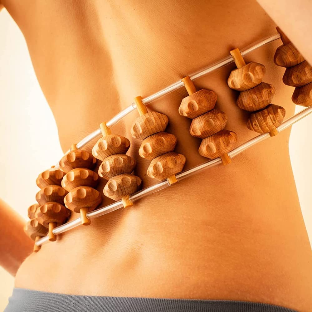 Lymphatic Drainage Back Massage Roller - Recommended by Professionals