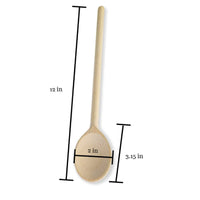 Mr. Woodware - Craft Wooden Spoons Bulk – 12 Inch – Set of 24
