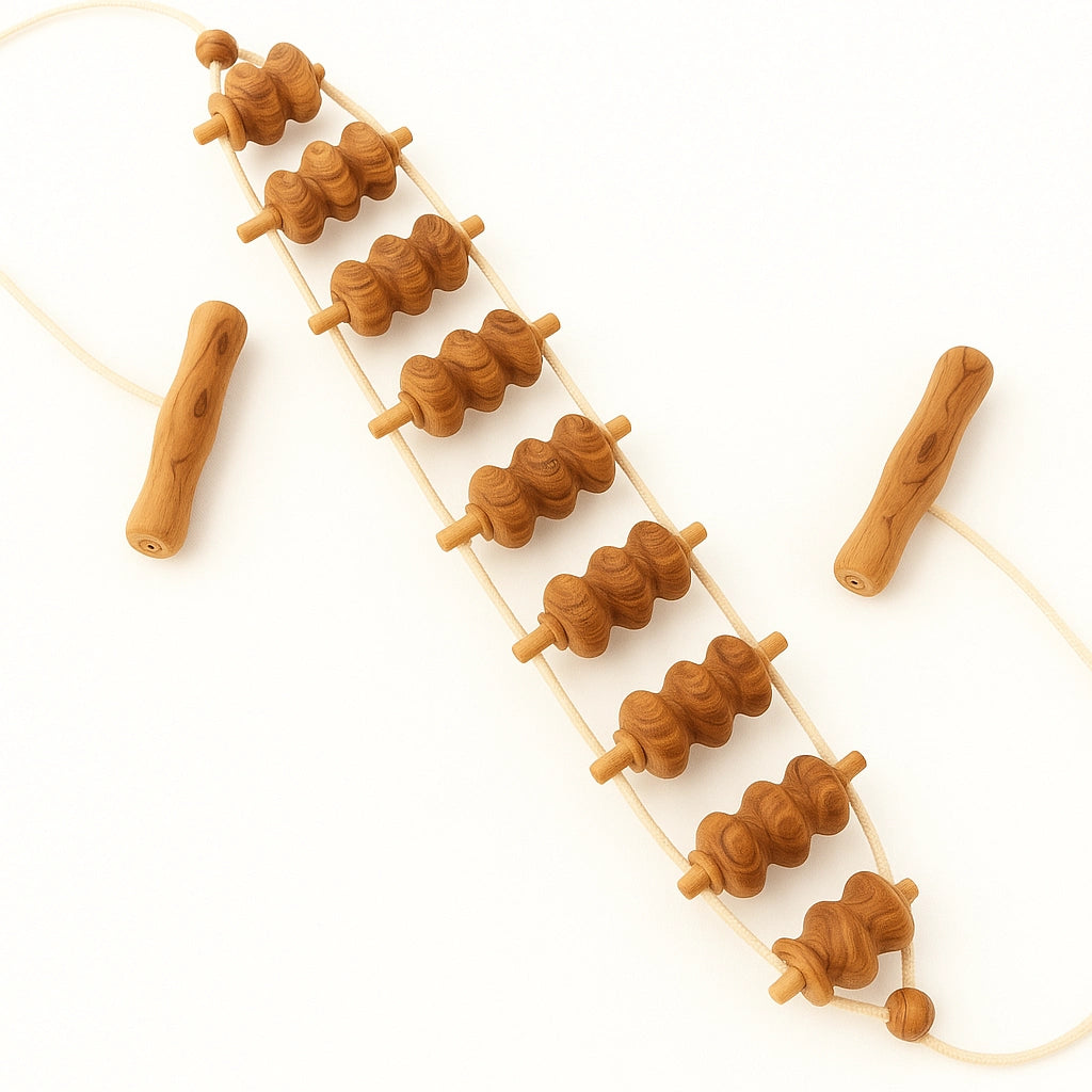 Lymphatic Drainage Back Massage Roller - Recommended by Professionals