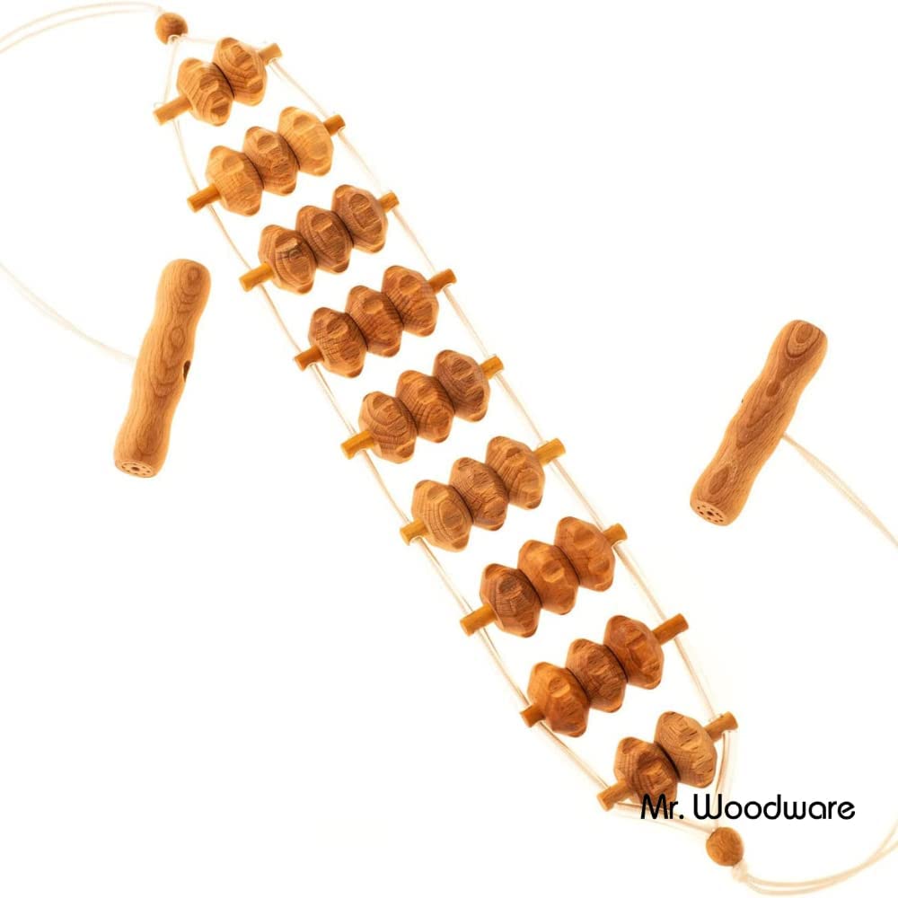 Lymphatic Drainage Back Massage Roller - Recommended by Professionals