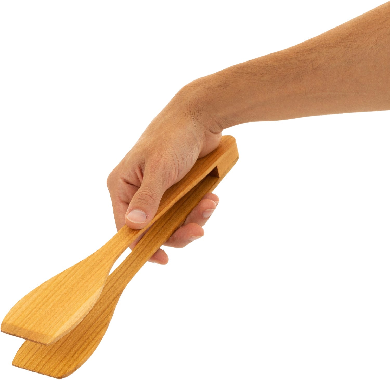 Wooden Cooking Tongs