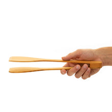 Load image into Gallery viewer, Mr. Woodware - Professional Cherry Wood Kitchen Tongs
